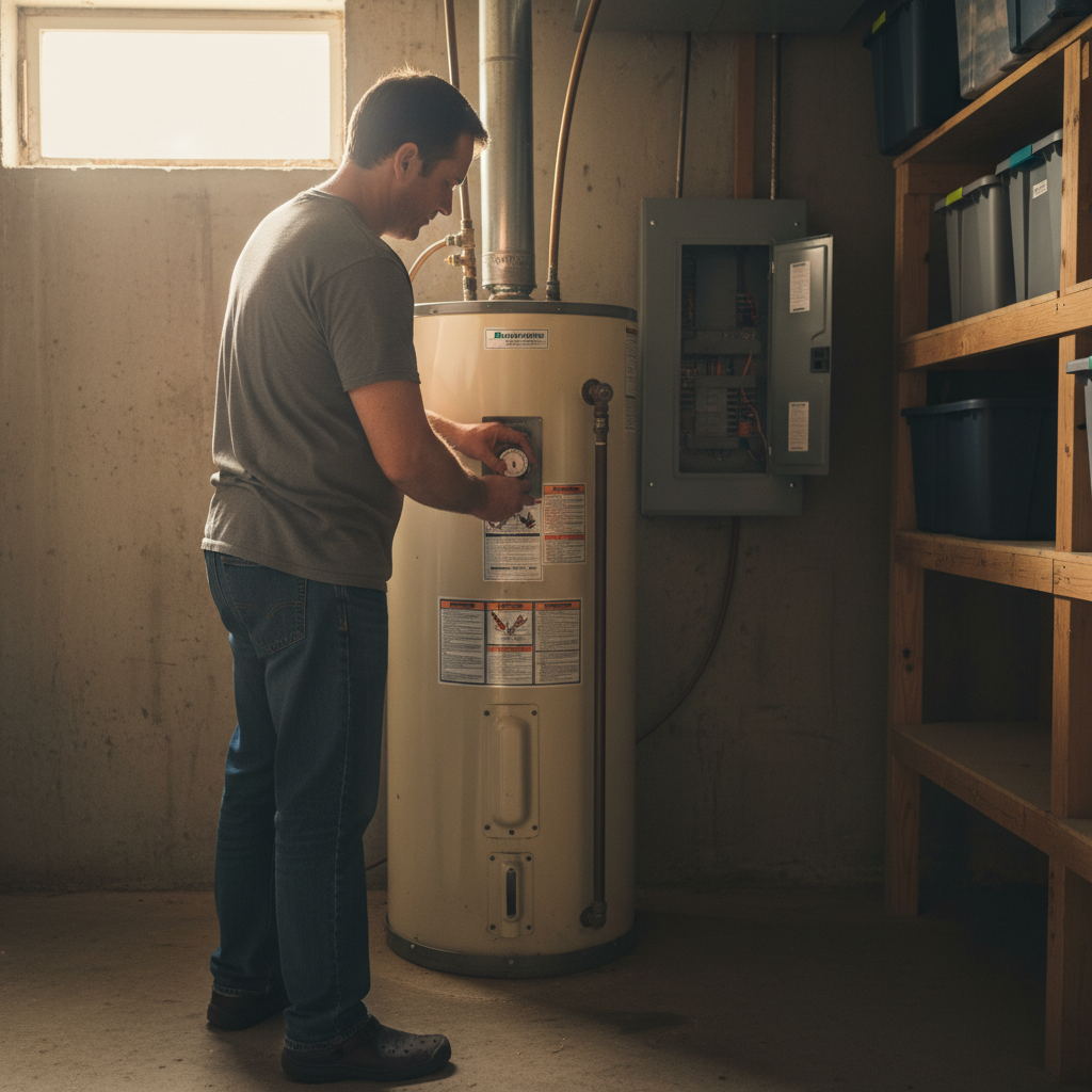 Cover image of blog post Water heater repair checklist when you have no hot water